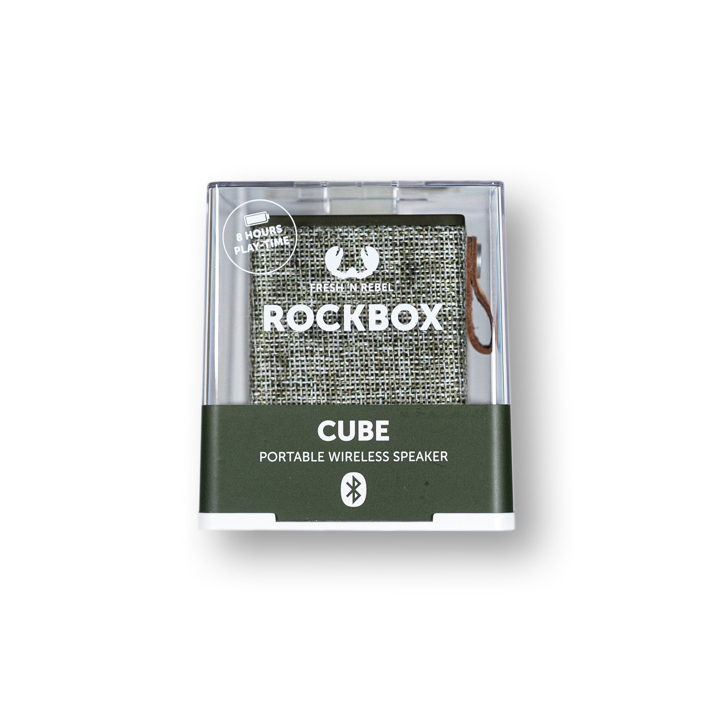 Fresh N Rebel Rockbox Cube Grün Vorderseite