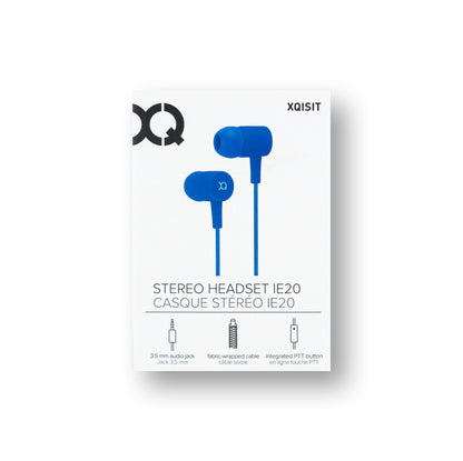 Xqisit Stereo Headset Blau Vorderseite