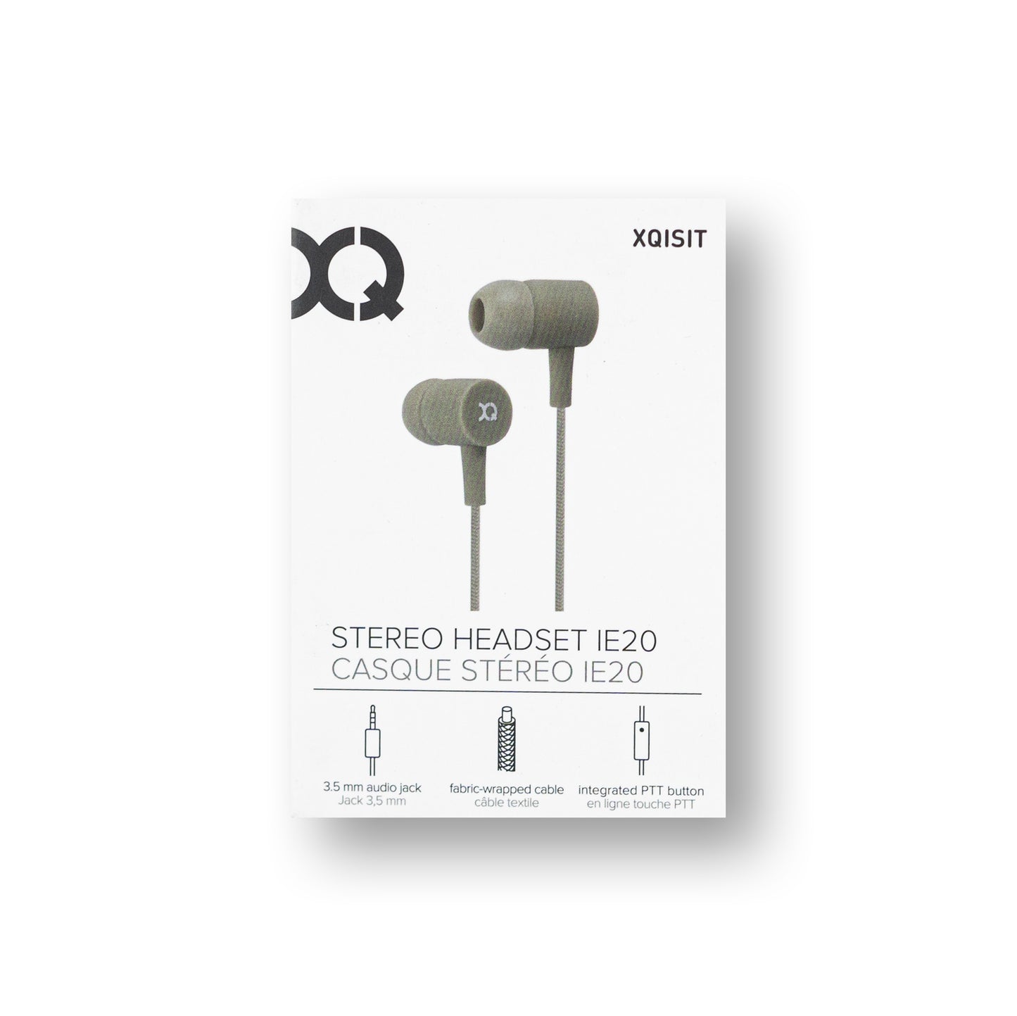 Xqisit Stereo Headset Grün Vorderseite