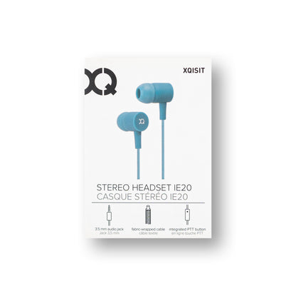 Xqisit Stereo Headset Türkis Vorderseite